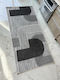 Linea Home 4063 Non-Slip Rug Runner Gray 70x200cm