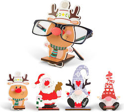 Weihnachtsaccessoires Glashalter 14x10 Cm Mdf Holz Santa Claus Rentier Elf Schneemann Design Weihnachtsaccessoires Glashalter 14x10 Cm Mdf Holz Santa Claus Rentier Elf Schneemann Design