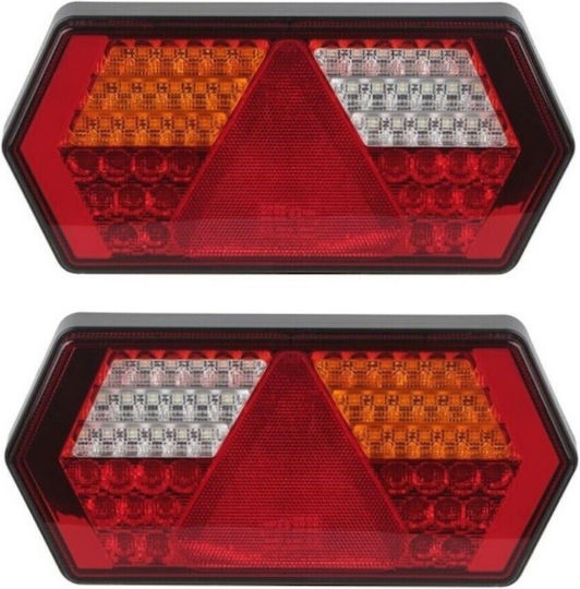 Set Lumini LED Neon Semnalizare Dinamică 6 Funcții 12/24v