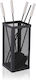 Relaxdays Fireplace Tool Set With Black Bucket