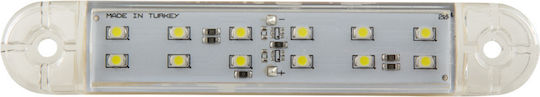 Lumini De Marcaj Albe 12 Led 12-24v 130mm