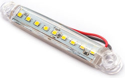 Weißer Markerleuchte 9 LED Fr0176b 12-24V 98mm