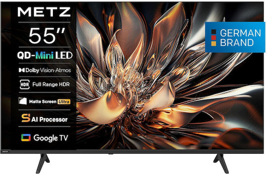 Metz Smart Τηλεόραση 55" 4K UHD QD-Mini LED 55MNH7000 HDR (2026)