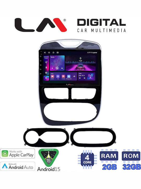 LM Digital Автомобилна Аудио Система За Renault Clio 2012 > 2015 Bluetooth USB Вграден Wi-Fi GPS Apple CarPlay Android Auto