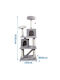 Nobleza Scratching Post Cat Tree Gray 65x50x161cm