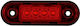 Маркерна Светлина Червена 4 LED 12-24V 83мм