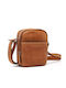 Leather Men's Shoulder / Crossbody Bag Tabac Brown