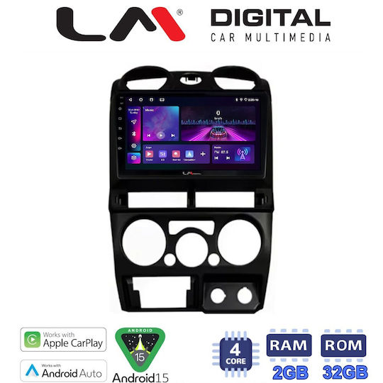 LM Digital Ηχοσύστημα Αυτοκινήτου Isuzu D-Max 2008 > 2012 (Bluetooth/USB/WiFi/GPS/Apple-Carplay/Android-Auto)