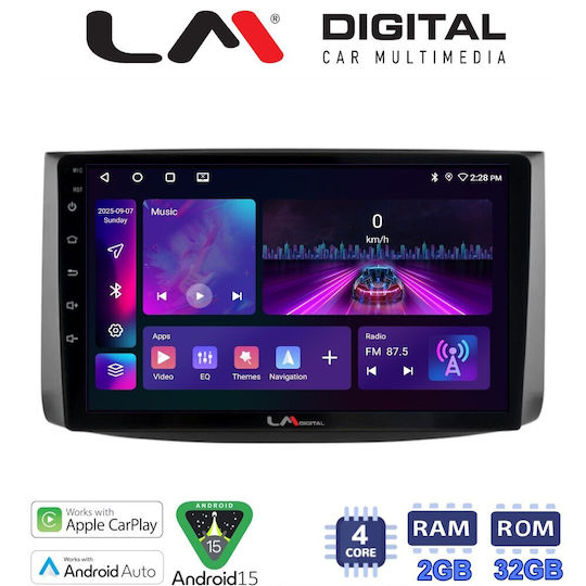 LM Digital Автомобилна Аудио Система За Chevrolet Aveo 2006 > 2010 Bluetooth USB Wi-Fi GPS Apple CarPlay Android Auto