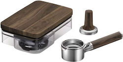 Kitchenaid Espresso Zubehör Set Walnuss Holz Portafilter Tamper