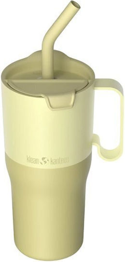 Klean Kanteen Rise Tumble Thermos Glass BPA Free 768ml Wax Yellow