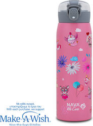 Nava Stainless Steel Thermos Bottle 500ml Pink ...