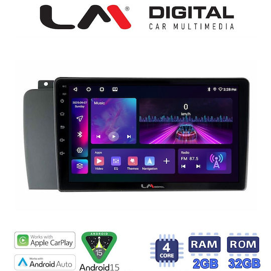 LM Digital Car Audio System for Volvo XC 70 2004 > 2007 Bluetooth USB Wi-Fi GPS Apple CarPlay Android Auto