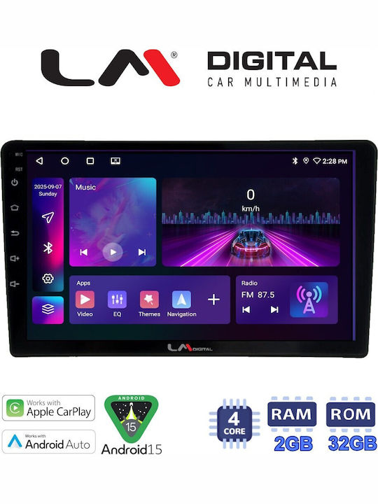 LM Digital Автомобилна Аудио Система За Jeep Wrangler 2006-2011 Bluetooth USB Вграден Wi-Fi GPS Apple CarPlay Android Auto