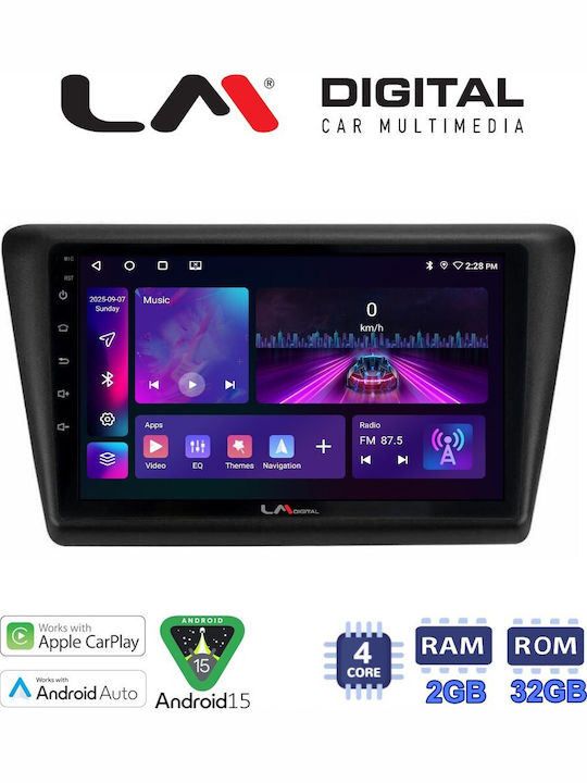 LM Digital Auto-Audiosystem für Skoda Rapid 2013-2017 Bluetooth USB Eingebautes Wi-Fi GPS Apple CarPlay Android Auto LM ZA4487 Notenblätter