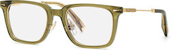 Chopard Herren Acetat Brillengestell Grün