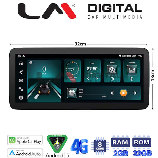 LM Digital Ηχοσύστημα Αυτοκινήτου για Volkswagen Touareg 2011 (Bluetooth/USB/WiFi/GPS/Apple-Carplay/Android-Auto)