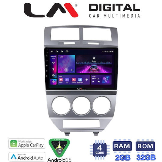 LM Digital Автомобилна Аудио Система Dodge Caliber 2006 > 2012 Bluetooth USB Вграден Wi-Fi GPS Apple CarPlay Android Auto