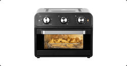 Akai Home 25lt Schwarze Heißluftfritteuse