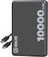 Obal:Me MagNetix MagSafe Power Bank 10000mAh 15W με Θύρα USB-C Power Delivery Μαύρο