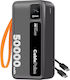 Obal:Me CablePulse Power Bank 50000mAh 22.5W with 4 USB-A Ports and USB-C Power Delivery Port Black