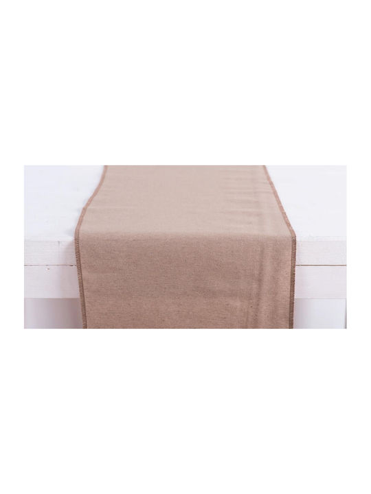 Beauty Home Ράνερ Βαμβακερό Λευκό 35x250εκ.