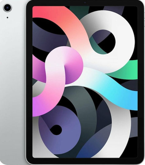 Apple iPad Air 4th Gen (2020) 10.9" Refurbished Tablet με Wi-Fi (4GB/64GB) Grade A Ασημί