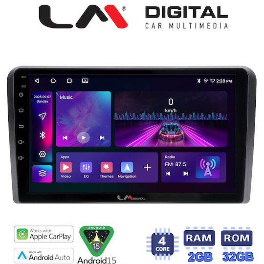 LM Digital Sistem Audio Auto Pentru Citroen C5 2008>2017 Bluetooth USB Wi-Fi GPS Apple CarPlay Android Auto