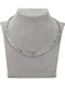 Byzantine Talisman Necklace Made of Silver with Zircon
