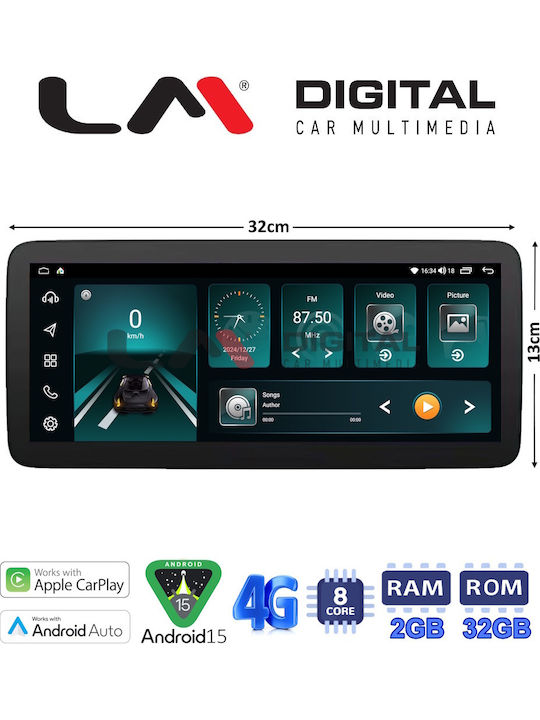 LM Digital Car Audio System for Ford Kuga 2011+ Bluetooth USB Wi-Fi GPS Apple CarPlay Android Auto