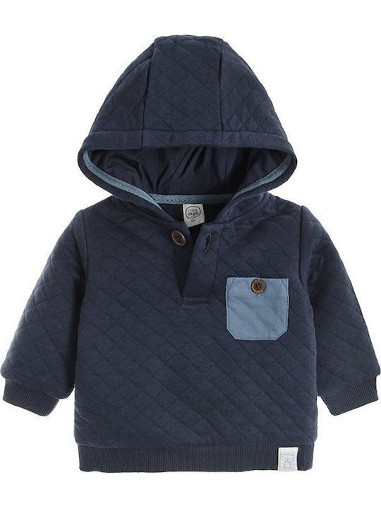 Kids Sweatshirt with Hood Dark Blue