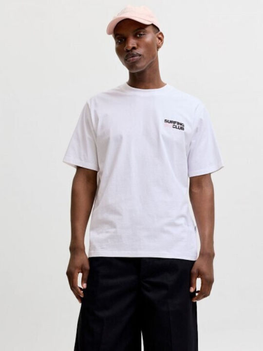 Jack & Jones Crew Neck T-Shirt Helle Weiß