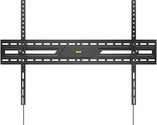 Brateck Βάση Τηλεόρασης Τοίχου έως 100" και 75kg Μαύρο