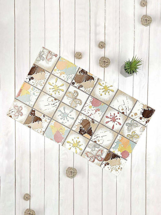 SteweHome Non-Slip Beige Doormat 70x45cm