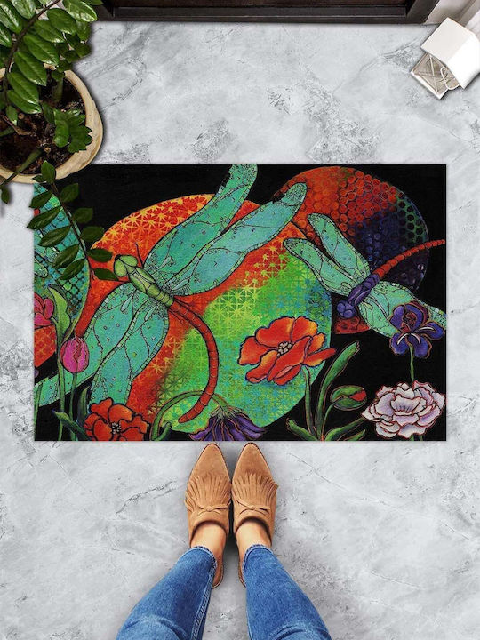 SteweHome Non-Slip Orange Doormat 70x45cm