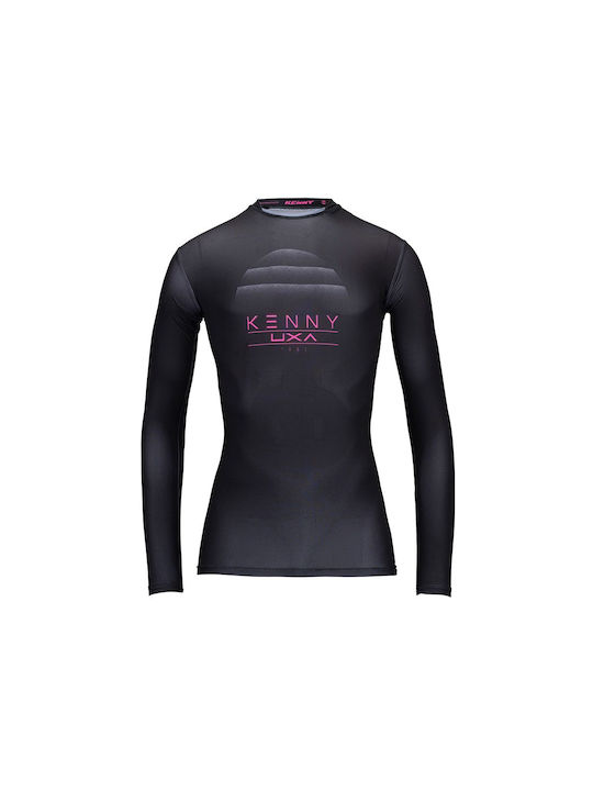 Kenny Tricou Mânecă Lungă Pentru Femei Mountain Bike Negru
