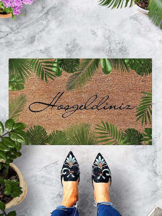 SteweHome Non-Slip Orange Doormat 70x45cm