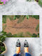 SteweHome Non-Slip Orange Doormat 70x45cm