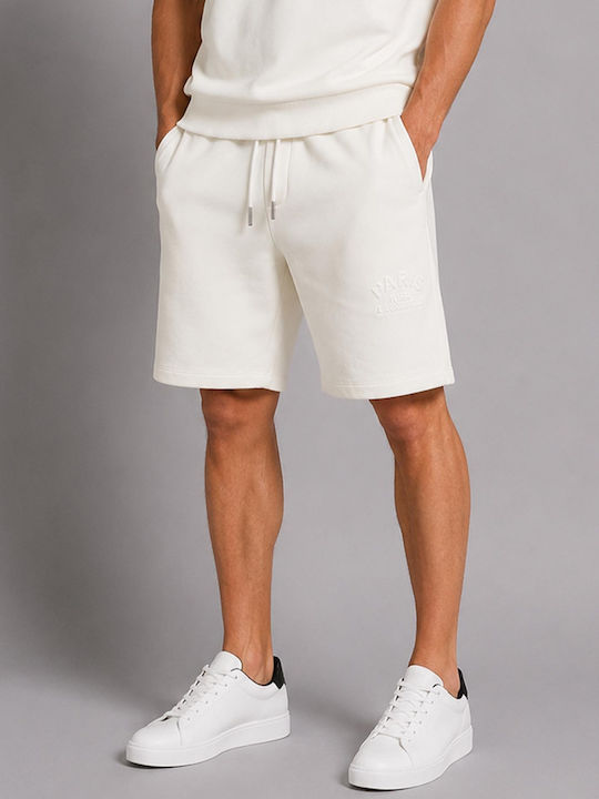 Karl Lagerfeld Αθλητική Ανδρική Βερμούδα Off White