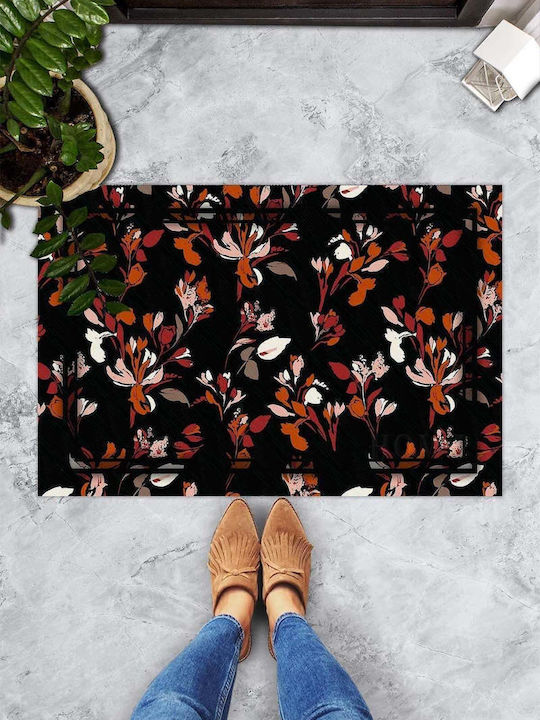 SteweHome Non-Slip Orange Doormat 70x45cm
