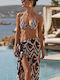 Set Bikini 3 Stücke Push-Up Braun