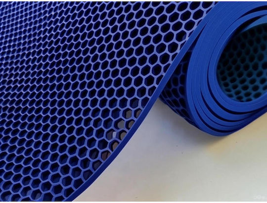 SteweHome Bathtub Anti-Slip Mat with Suction Cups Blue