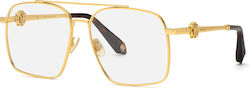 Roberto Cavalli Unisex Brillengestelle mit Reze...