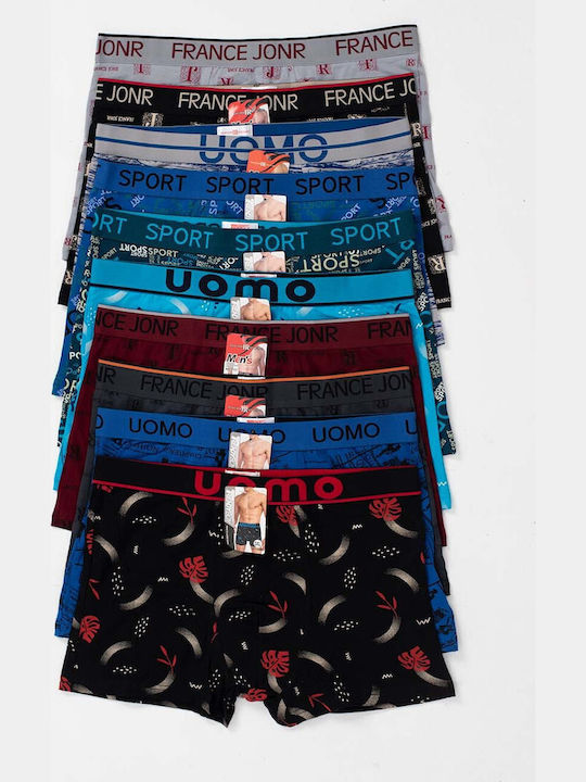 Uomo Ανδρικά Μποξεράκια Multicolor με Σχέδια 10...