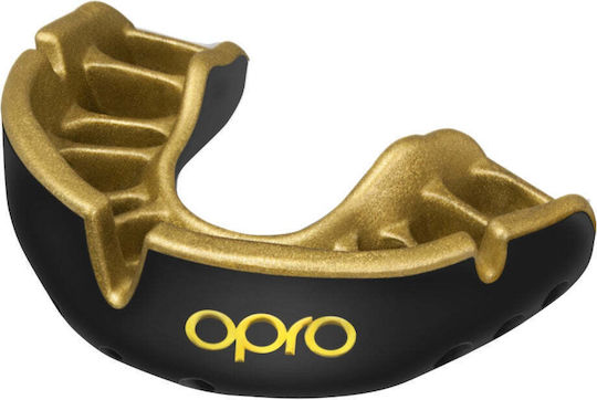 Mouthguard Opro Gold Level Self-Fit Youth Mouthguard Black Gold
