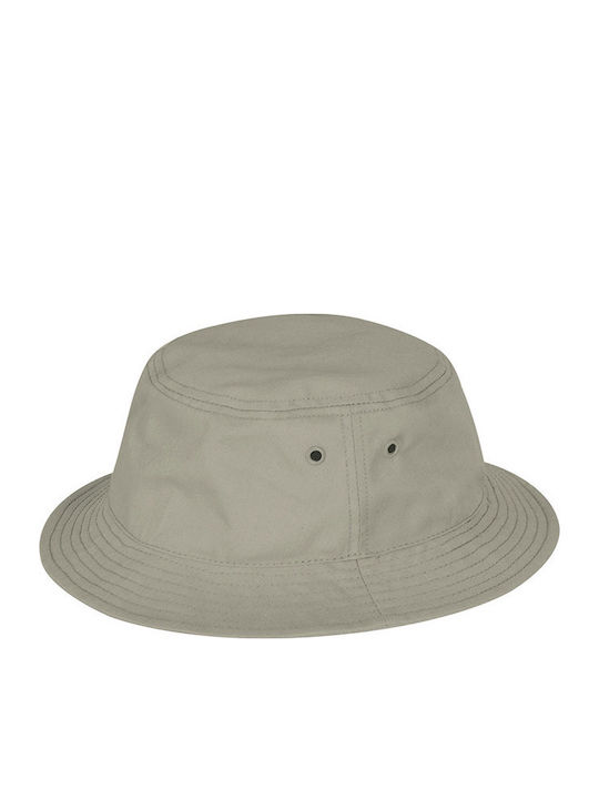 Valento Fabric Men's Hat Style Bucket Beige