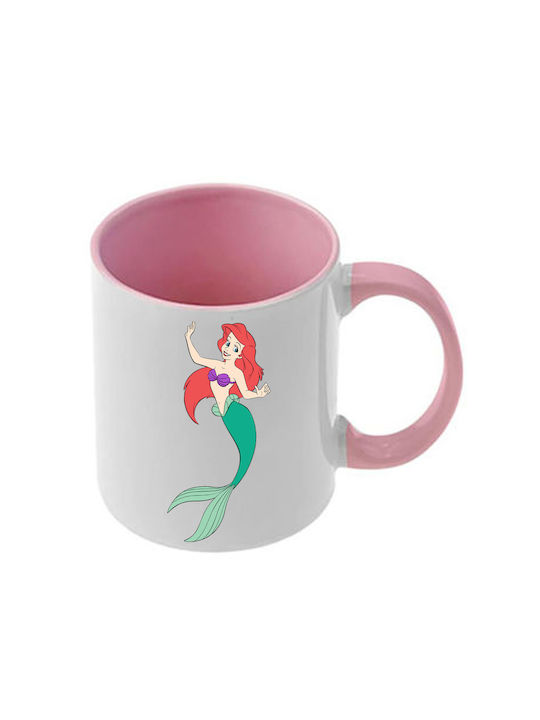 Photoretous Keramiktasse Ariel Rosa Mit Griff I...