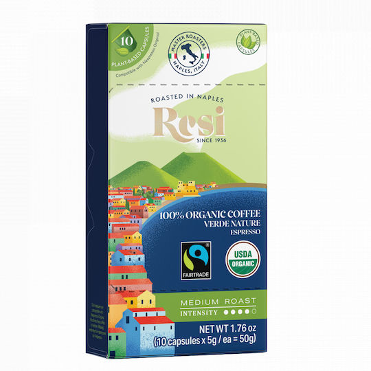 Resi Κάψουλες Espresso Συμβατές με Μηχανή Nespresso 10caps