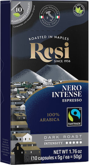 Resi Κάψουλες Espresso Καραμέλα Συμβατές με Μηχανή Nespresso 10caps