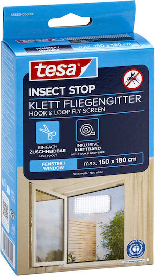 Tesa Standard Window Mosquito Net Polyester White 180x150cm